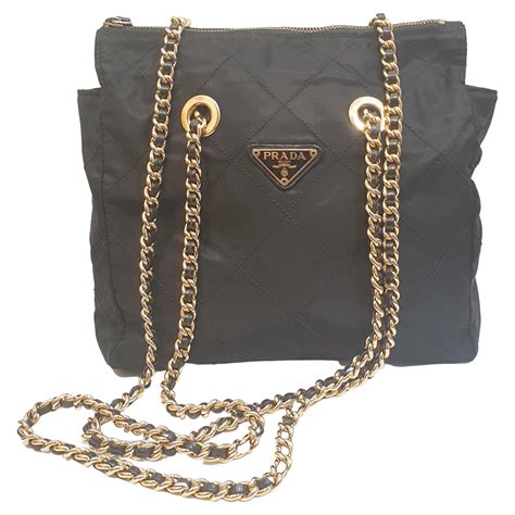 prada black patent bag|prada nylon bags women.